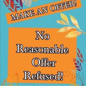 Always open to any offers!